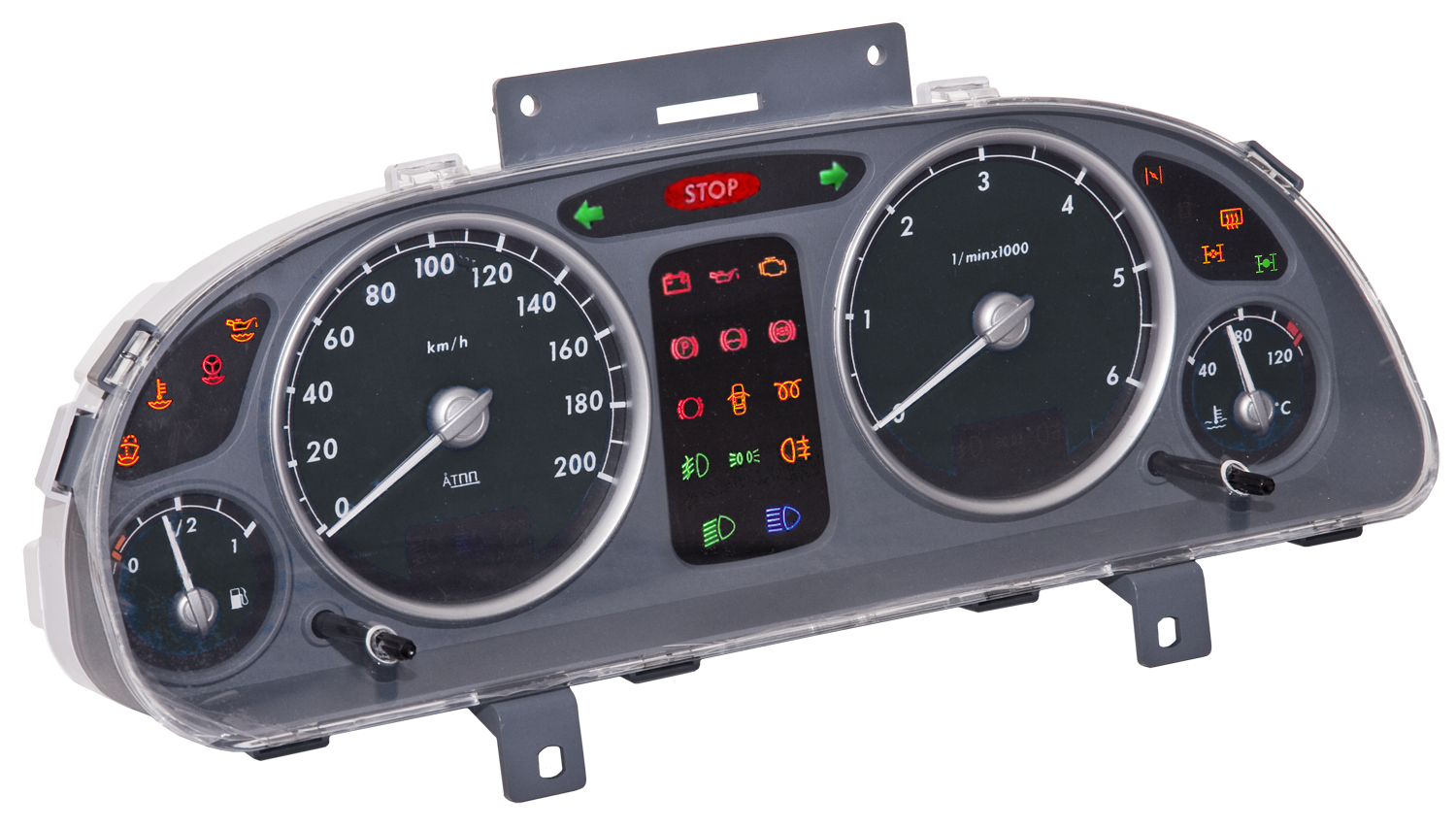 Купить комбинацию приборов ГАЗ без бортового компьютера черно-белый цвет